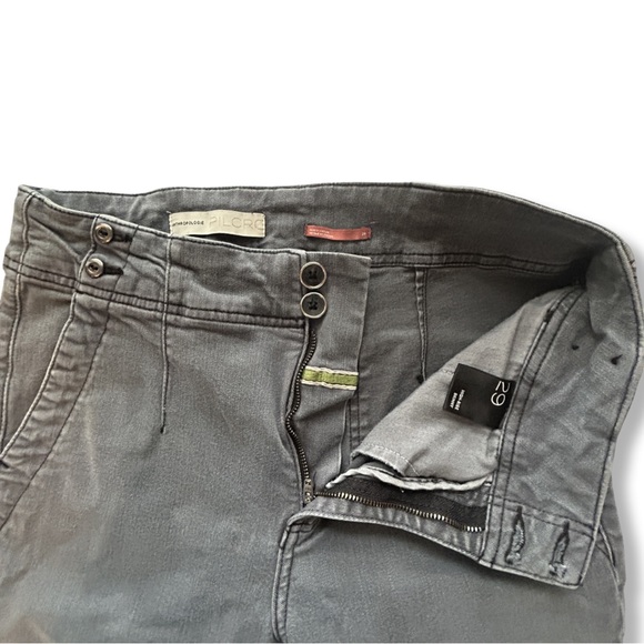 Anthropologie Pilcro Darted High Rise Skinny Jeans | Dark Grey Wash | 29 - Picture 4 of 6